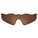 ThunderClap Verres antibuée de remplacement pour lunettes de soleil Oakley Radar EV Path OO9208 - Marron -