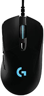Logitech G403 Hero 16K Gaming Mouse, Lightsync RGB, Lightweight 87G+10G Optional, Braided Cable