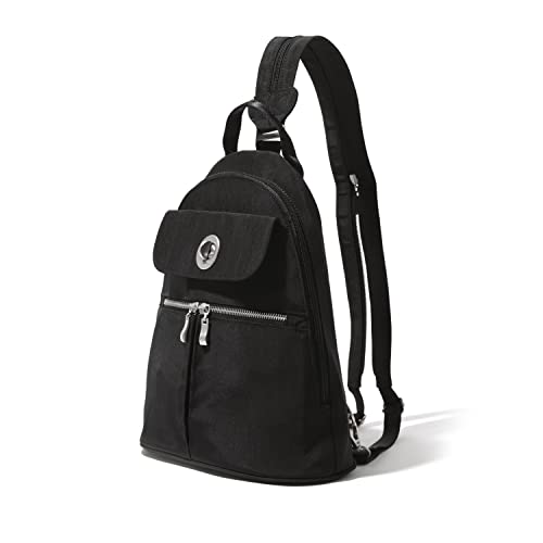 Baggallini Womens Naples Convertible Backpack, Black, One Size Us #TOP6