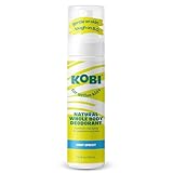 Kobi Whole Body Deodorant Spray for Kids, Teens, Boys, Girls - Natural & Aluminum-Free - For Underarms & Feet - Mint Sprint