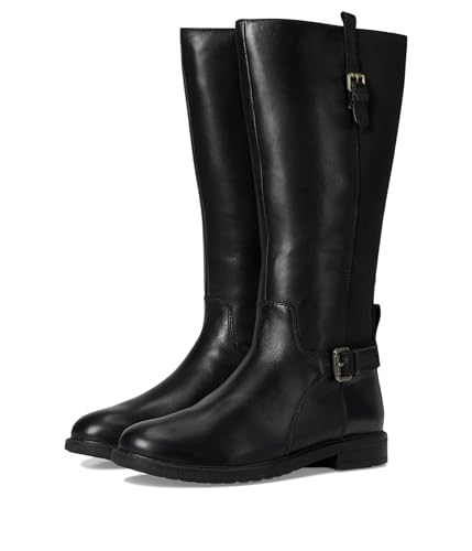 Easy Spirit Jackie pour Femme bottes mollet large en cuir marron