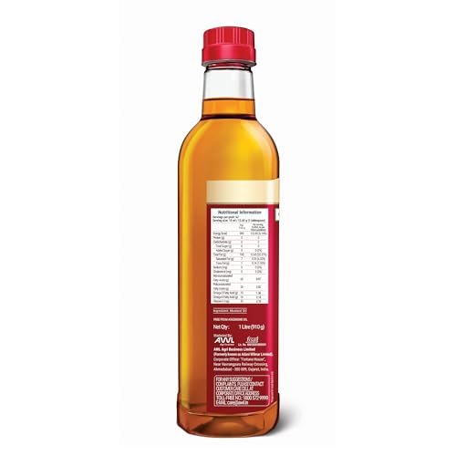 Image of Fortune Premio Cold Pressed Mustard Oil 1L Bottle | Rajasthan Mustard Seeds | Rich in Omega 3 & 6 (PUFA) | Natural Antioxidants | Strong Aroma | Ideal for Frying & Pickles