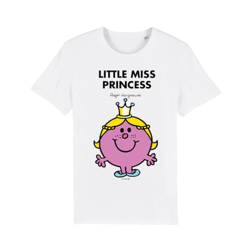 Image of Mr. Men Little Miss Princess T-Shirt Little Miss White