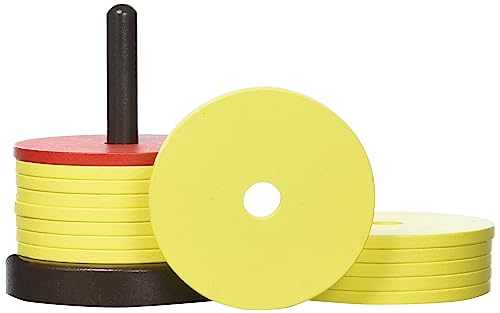 ASS Altenburger 22597706 Schockbesteck (aus Holz), Gelb, Gelb Schwarz Rot