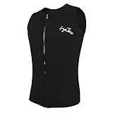 Layatone 3mm Wetsuit Vest Men Women Diving Vest Top Scuba Vest Canoeing Sauna Suit Vest Neoprene Top Sleeveless Wet Suit Adults