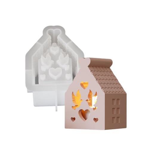 3D Silicone Candle Holder Mold for Home Decoration and Crafts Night Light Mould