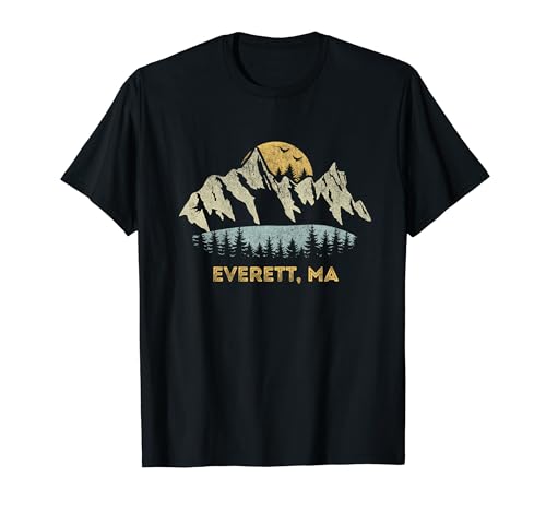 Everett Massachusetts Mountain Sunset Sunrise MA T-Shirt