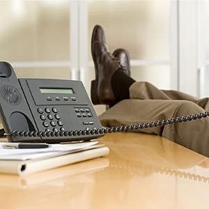 Imbaprice (Pack Of 2 3 To 25 Feet Long White Color Coiled Telephone Phone Handset Cable Cord #TOP3