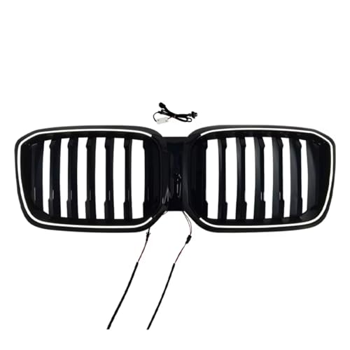 Grille avant BMW X3 X4 G01 G02 2022-2024 en noir brillant avec feux intégrés