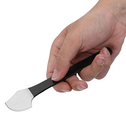 Garosa Coltello da Taglio, Strumento per Lavorazione, Bordo Tondo Nero in Pelle Artigianale for Artigianato