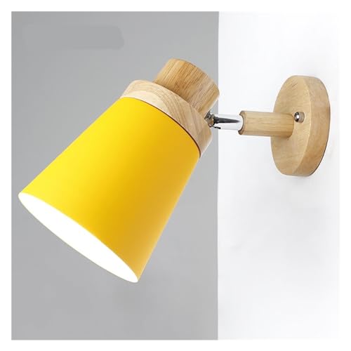 Applique chambre moderne jaune pastel pour ambiance de chevet cocooning