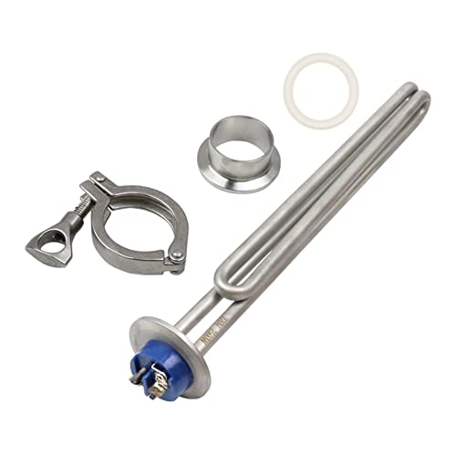ヒーターエレメント ステンレス鋼1.5 "Tri Clamp(OD50.5mm)2.5kw / 3.5kw管状の電気給湯器の液浸暖房要素(Heater and Set,3500W)