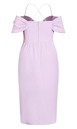 Image of City Chic Women's Plus Size Dress - Entwine Maxi