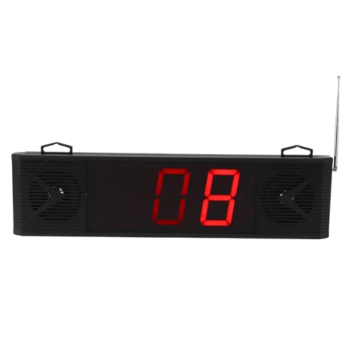 Septpenta Wireless Queue Calling System, Restaurant Speaker System, Take a Number Display Server Paging System, Clear Display, Easy Operation for Restaurants, Milk Tea Stores, Hospitals(USA)