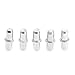 Mgoodoo 20 Pcs Pegs Pins, Pins Studs Pegs, Cabinet Wardrobe Shelf Support, Furniture Shelve Support, Silver Tone (5mm x15mm)