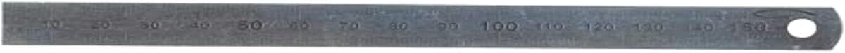 Double Sided Flexible Steel Ruler - Thickness = 0.5 mm - Width = 13 mm - Length = 15 cm