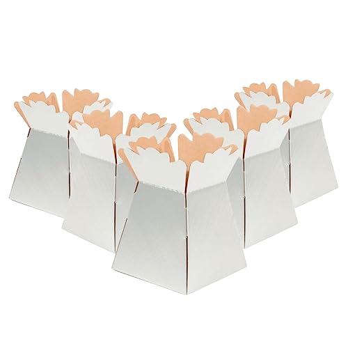 Image of Oasis Paper Gift Box Foldable, Empty, Decorative, Reusable, Multipurpose Birthday, Anniversary, Wedding, Return Gifts Hamper Packaging (Set of 5) Porto White Vase