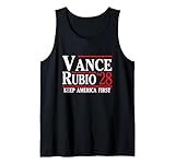 Vance Rubio 2028 J D Vance Marco Rubio President 2028 Funny Tank Top