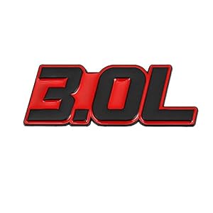 Badges Auto stickers 3. 0L 3.5L 4.0L 4.6L 4.7L 5.0L 6.0L 6.4L 7.0L Embleem Badge Decal compatibel met Toyota Mercedes…