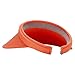 Cotton Twill Clip-On Visor - Coral OSFM