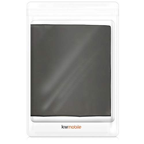 kwmobile Dust Cover for 49-50" TV - Fabric Case TV Protector for Flat Screen TVs - Dark Grey - Image 7