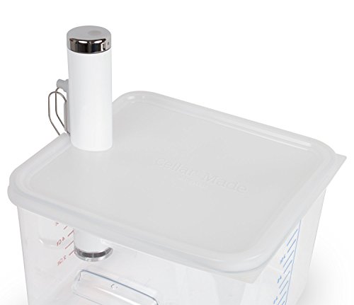 Cellar Made Sous Vide Lid for ChefSteps Joule fits 12, 18 & 22 Quart Rubbermaid Containers Made in USA