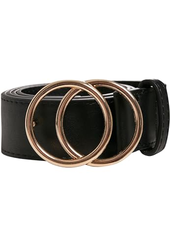 Urban Classics Herren Ring BUCKLE Belt Gürtel, Schwarz (Black 00007), 110|#678 (Herstellergröße: M)