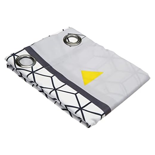 Douceur d'Intérieur Rideau A Oeillets 140 x 260 CM Polyester Imprime Yellow Mix, 260x140x0,1 cm