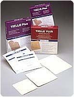 TIELLE Plus Adhesive Hydropolymer Dressing 4-1/4" x 4-1/4" [Carton of 10]