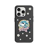 RhinoShield ケース MagSafe対応 [iPhone 15 Pro] | SolidX - 強化デザインと12フィートの落下保護を備えたスリムな衝撃吸収保護ケース - ブラック [スヌーピー/フィーリン' Groovy]