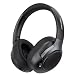 TECKNET Over Ear Kopfhörer Bluetooth mit Hybrid Active Noise Cancelling, Kabellose Bluetooth 6.0 Kopfhörer, 70 Std. Wiedergabezeit, 6 EQ-Modi, 3,5-mm-Audiokabel für Zuhause, Reisen und Büro, Schwarz