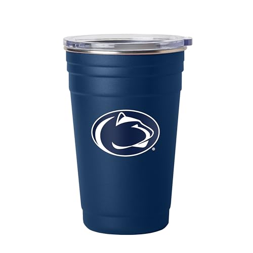 Image of Logo Brands NCAA 22 oz Stainless Steel Tailgate Cup -Double Wall Vacuum-Sealed Durable For Hot & Cold Drinks, Perfect for Gameday & Tailgating
