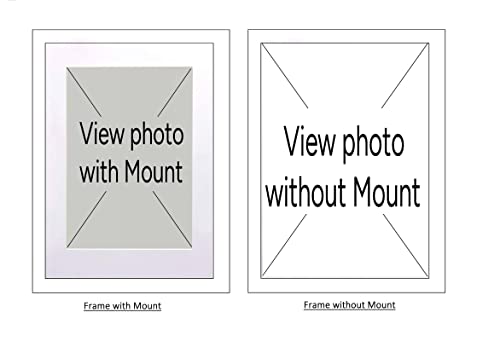 A2Z Home Solutions® Wall Photo Frame Walnut 70x90 cm Frame With 80x60 cm Mount Picture Poster Print With Clear HD Perspex 30x15 MM Moulding Mounting Hooks MDF Backboard