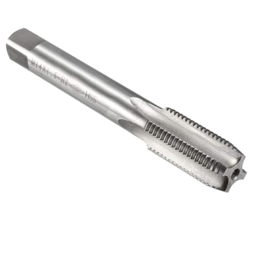 TA-VIGOR M14 x 1.5mm Metric Machine Tap, High Speed Steel 4 Straight Flutes Screw Tapping Thread Tap, Threading Tapping Repair Tool