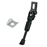 Bike Kickstand Kids Adjustable Rear Side Bicycles Stand Kickstand For 12In/14In/16In/18In/20In Mountain Bike Kick Stand Bike Kickstand For Kids Kids Bike Kickstand 12 Inch 14 Inch 16 Inch 18 Inch 20