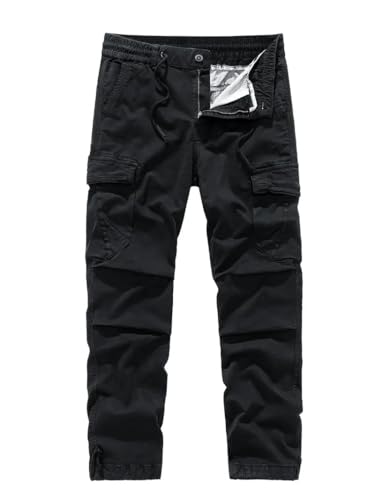 Image of LookMark Men's Cargo Pants Stylish and Comfortable | Men's Cargo Pants with Multiple Pockets | Ideal for Casual Wear, Outdoor Activities, and Everyday Use
