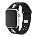 Game Time Chicago White Sox Silicone Watch Band Compatible with Apple Watch (38/40/41mm Black)