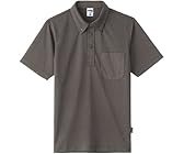 ※【76％OFF！】[ライフマックス] 4.3オンスボタンダウンドライポロシャツ(ポリジン加工) MS3119 チャコールグレー S 678円！
