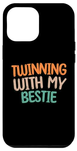 Carcasa para iPhone 13 Pro Max Twins Twins Twins Day Friend Twinning With My Bestie