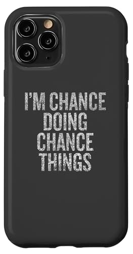 Carcasa para iPhone 11 Pro Soy Chance Doing Chance Things Funny Vintage