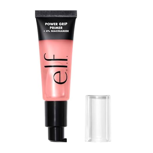e.l.f. Power Grip Primer + 4% Niacinamide, Gel-Based & Hydrating Face Primer, Evens Skin & Brightens, Grips Makeup, Vegan & Cruelty-Free, 0.811 Fl Oz