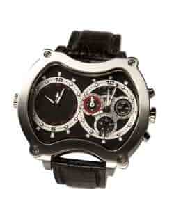 Amazon | Curtis & Co。Big Time Grandクロノ2タイムゾーン