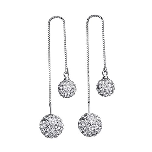 Yardenfun Sterling Silber Ohrringe Damen Geometrisch Lange Wasserfall Ohrhänger mit Strasssteinen Modeschmuck für Hochzeit Alltag und Besondere Anlässe Yardenfun Sterling Silber Ohrringe Damen Geometrisch Lange Wasserfall Ohrhänger mit Strasssteinen Modeschmuck für Hochzeit Alltag und Besondere Anlässe