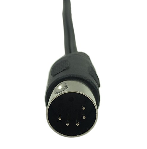 Cerrxian Lemeng Din 5 Pin Male To 2 Rca Female Professional Grade Audio Cable For Bang & Olufsen, Naim, Quad.stereo Systems (0.5M) #TOP2