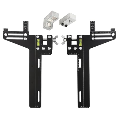 Zwxqe 2,36 pulgadas Elevator Guide Gauge, Positioning Stainless Steel Ruler, Single Track Guide Rail Measuring Tool For Precision Allignment In Schools And Industrial Use