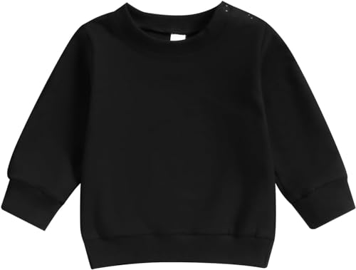 Image of Baby Boy Girl Pumpkin Sweatshirt Tops Toddler Halloween Outfit Long Sleeve Crewneck Pullover Sweater Shirt Fall Clothes
