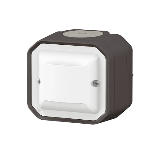 Detector de pared Plexo Legrand sin neutro gestiona luces LED de 100W 3