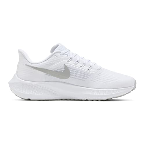 Nike Nike Women's Air Zoom Pegasus 39Sneaker, White Metallic Silver Pure Platinum, 7.5 US