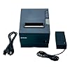 Epson TM-T88V M244A Impresora térmica compacta de recibos USB Plus Power, paquete con adaptador de CA (renovado)