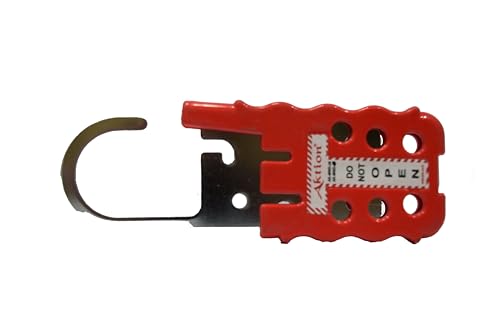 Image of Aktion Safety Multipurpose Cable Lockout AK-MWD-27R Lock and hold - Red (Pack of 2)